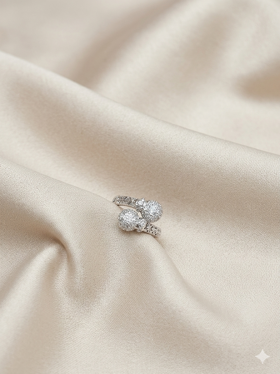 diamond filigree ring