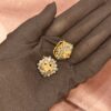 amber & smoke crystal jewellery set