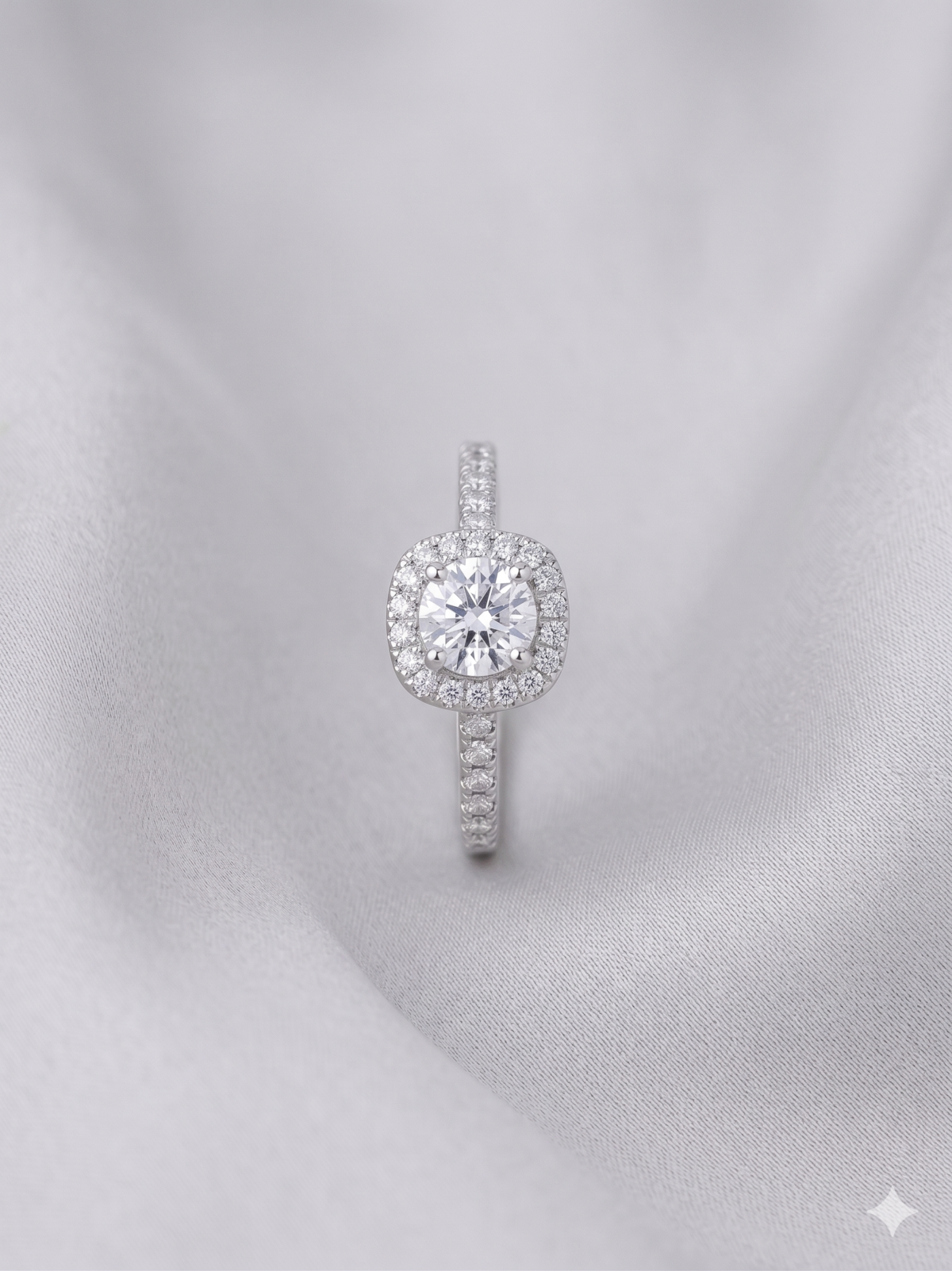 Silver Ring - Halo