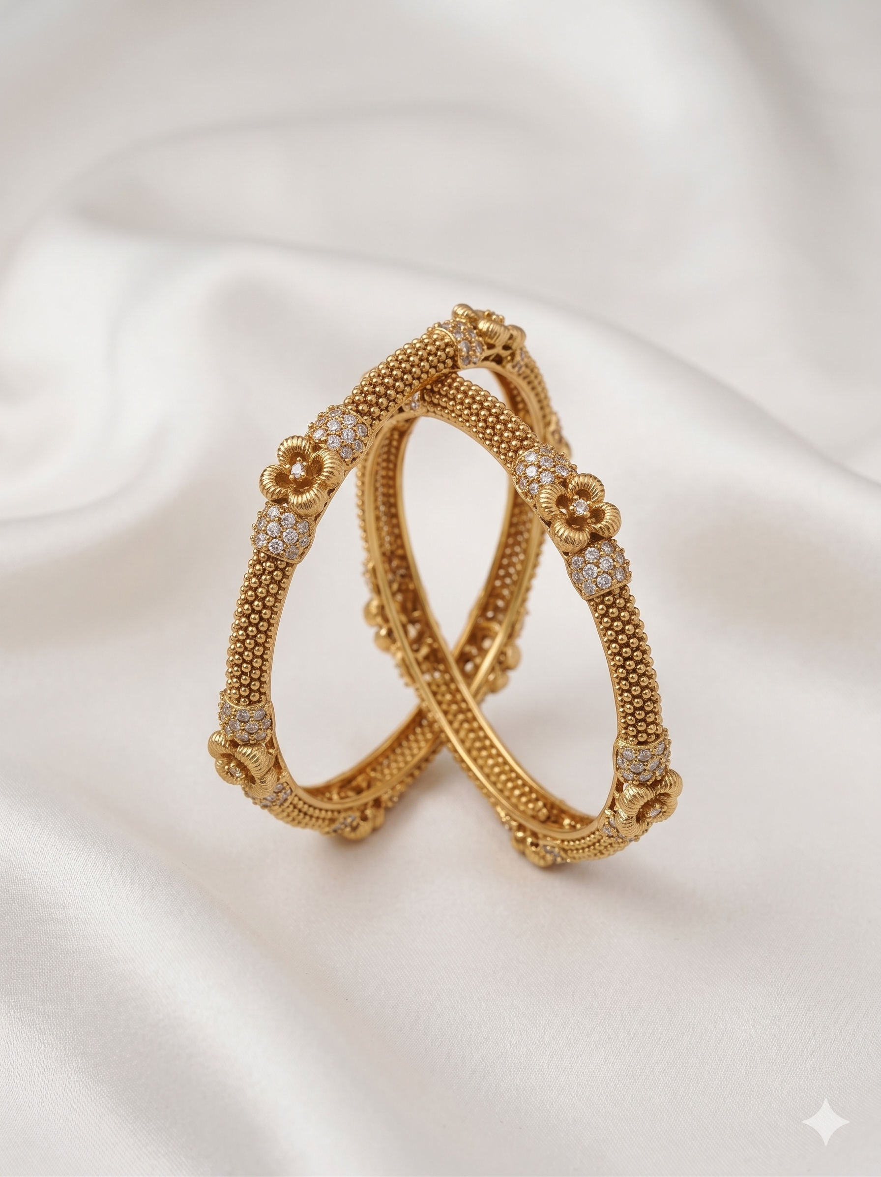 Antique Bangles - Floral