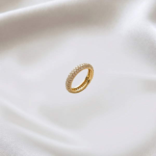 Gold Ring - Two Row Band