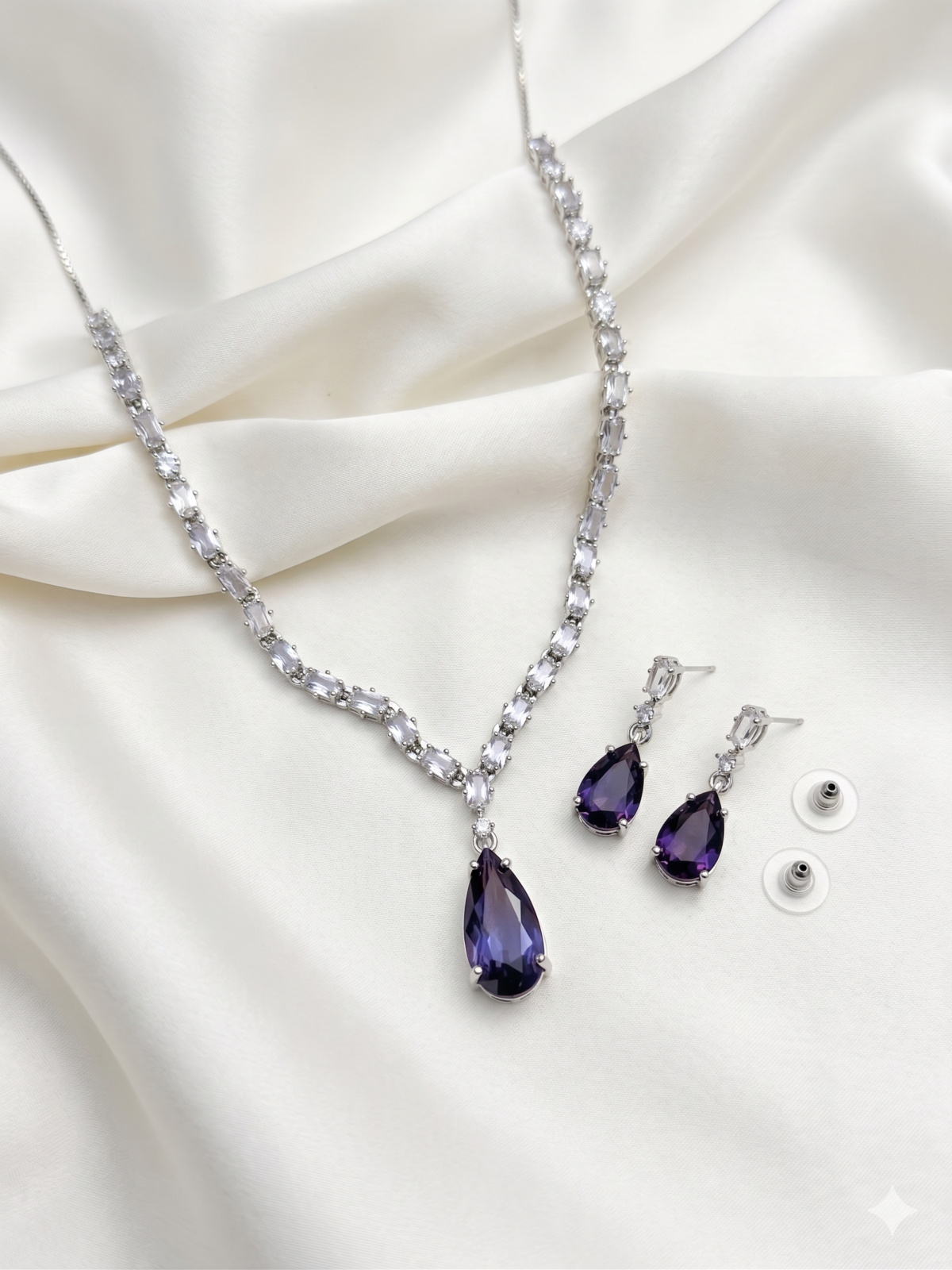 Necklace set - Plum