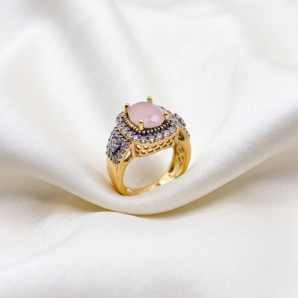 Gold plated ring - Pink