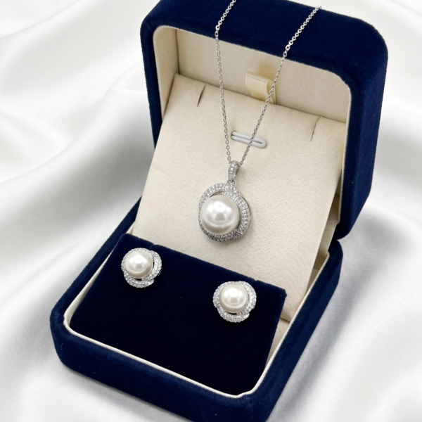 Pendant Set - Floral Pearl