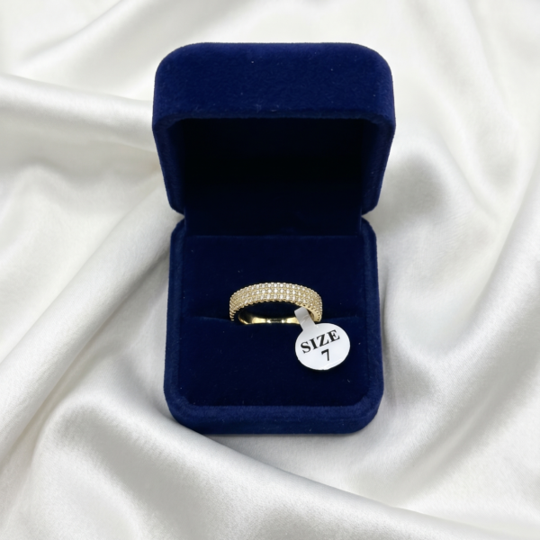 Gold Ring - Three Row Band