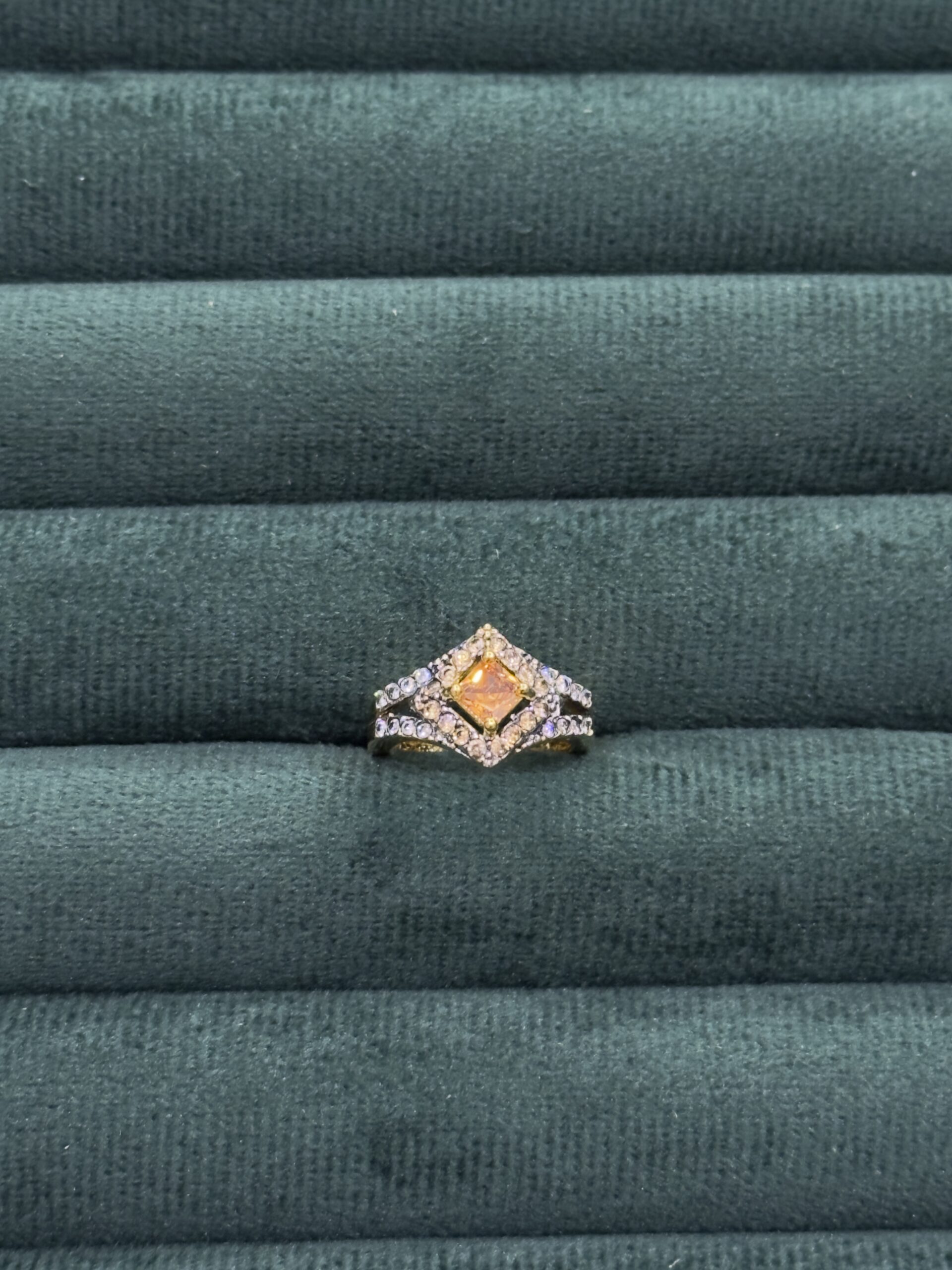 Gold Plated Ring - Triangular - Image 2