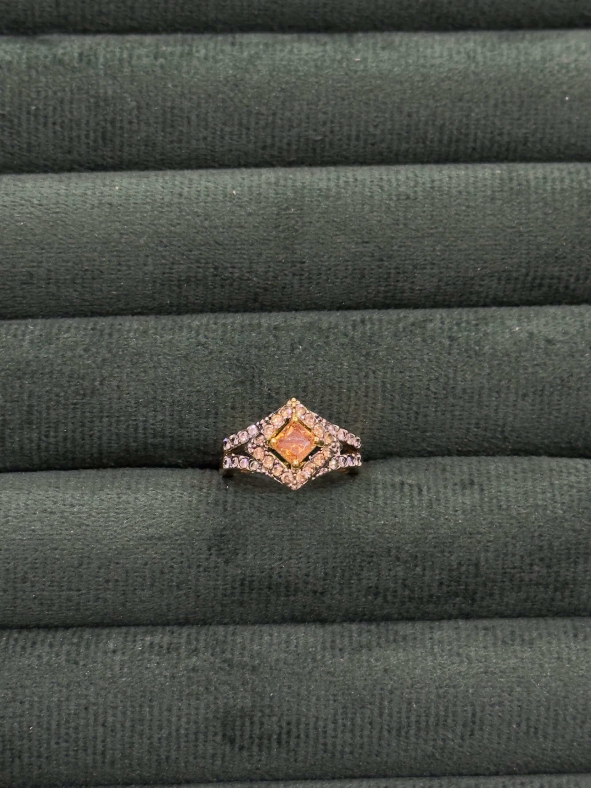 Gold Plated Ring - Triangular - Image 3