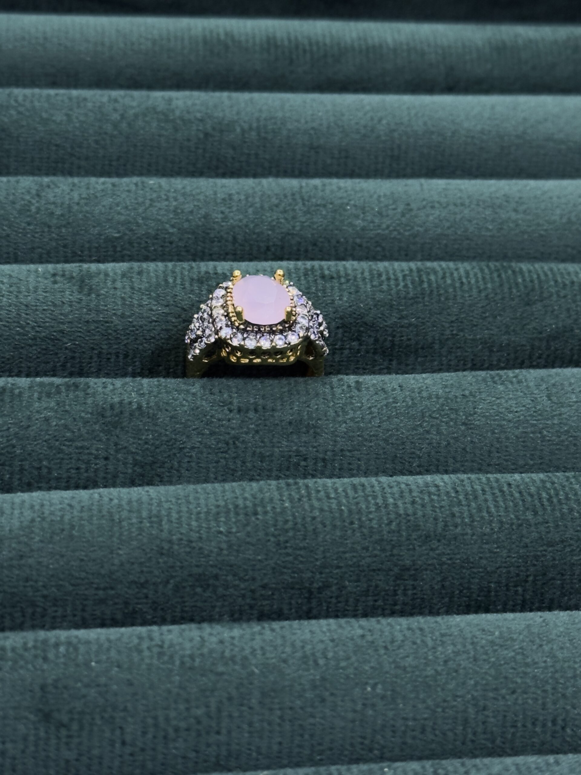 Gold plated ring - Pink - Image 2