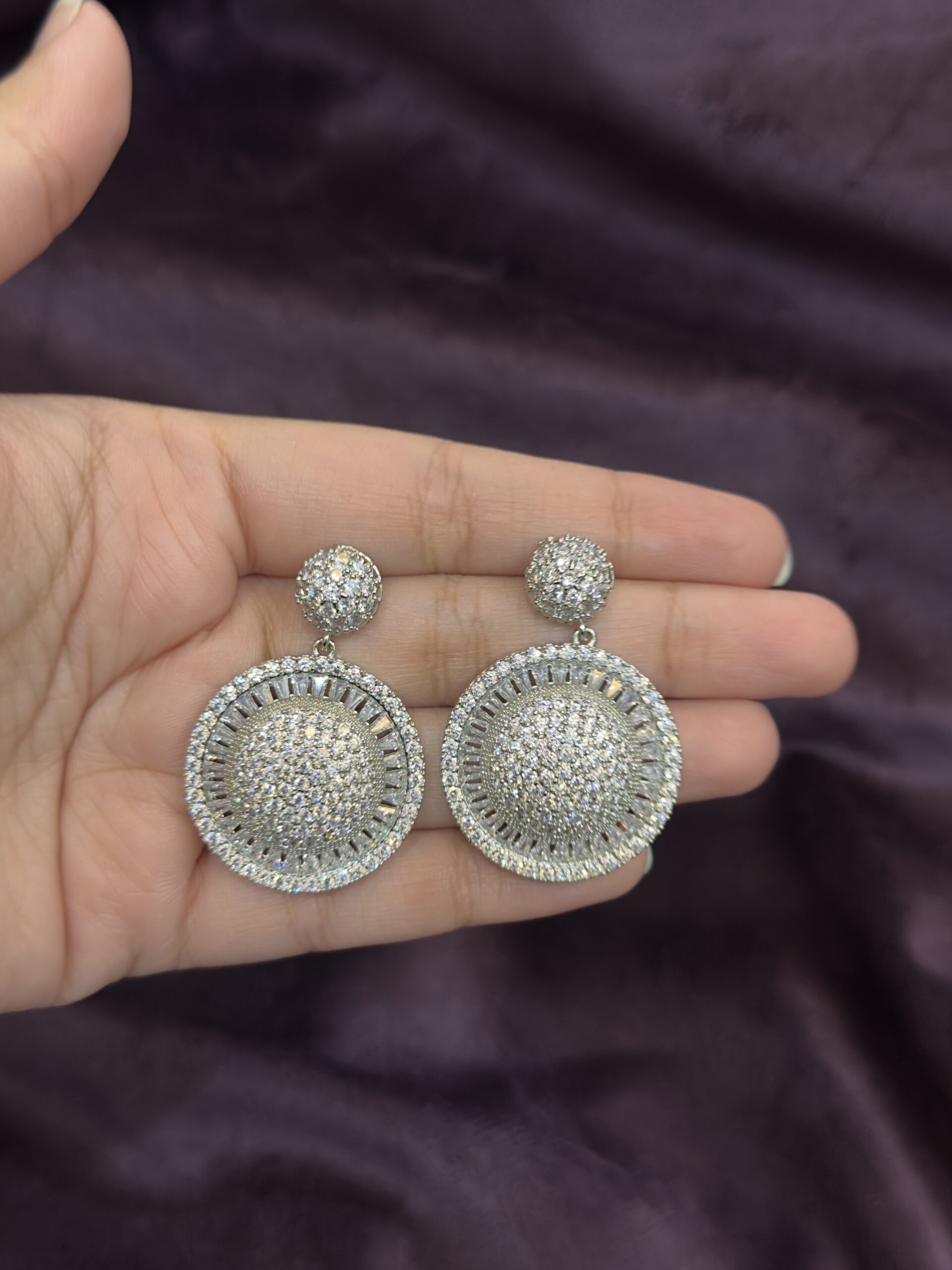 Fancy Drop Earrings - Sphere - Image 4