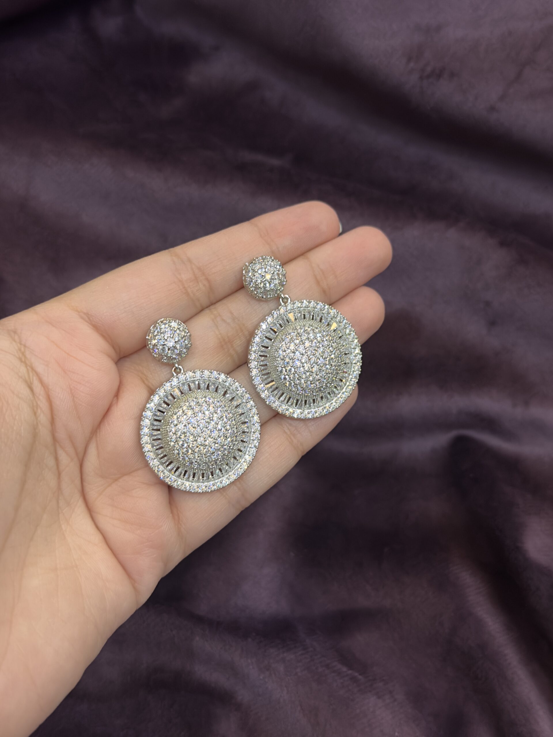 Fancy Drop Earrings - Sphere - Image 3