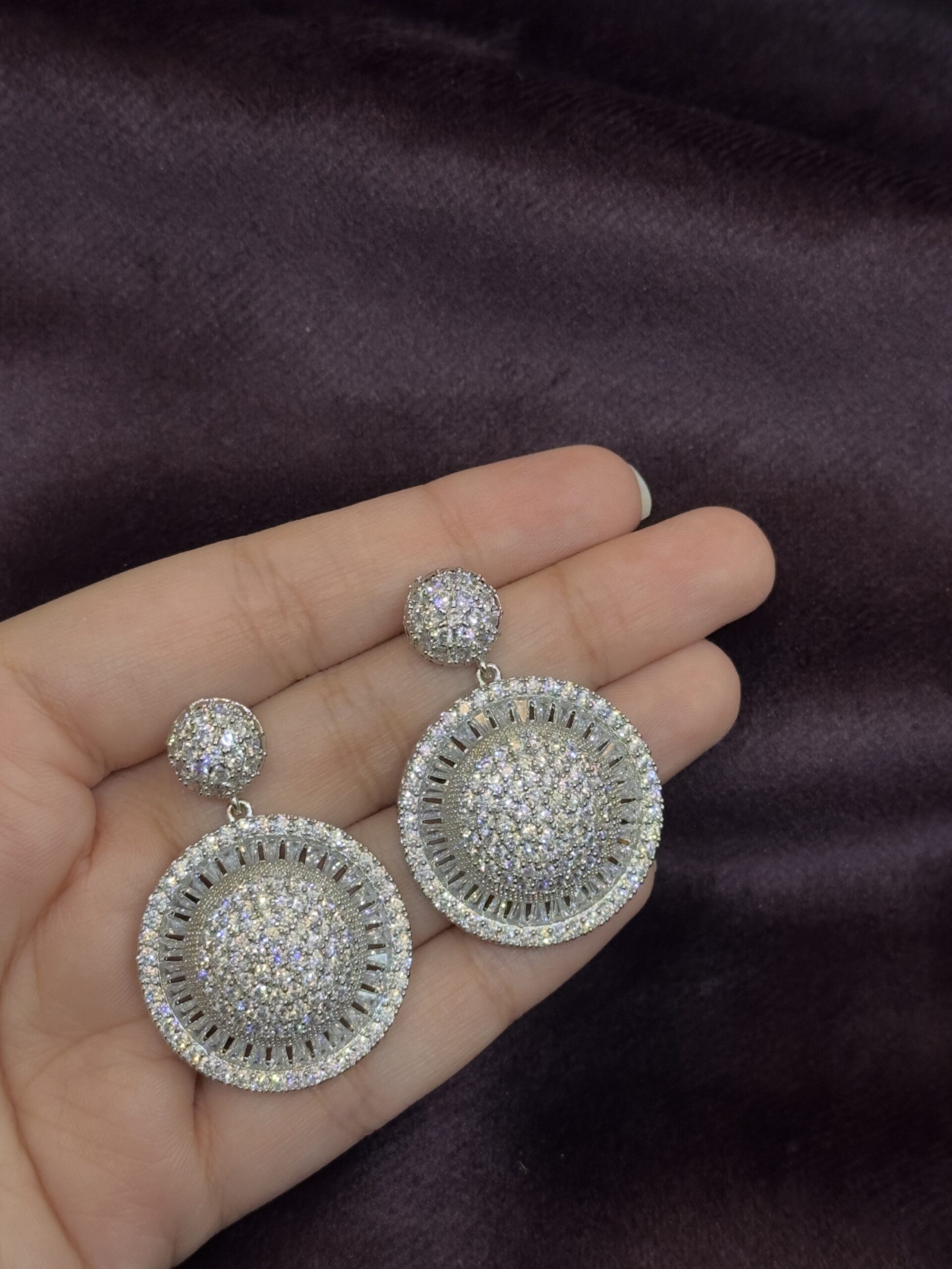 Fancy Drop Earrings - Sphere - Image 2
