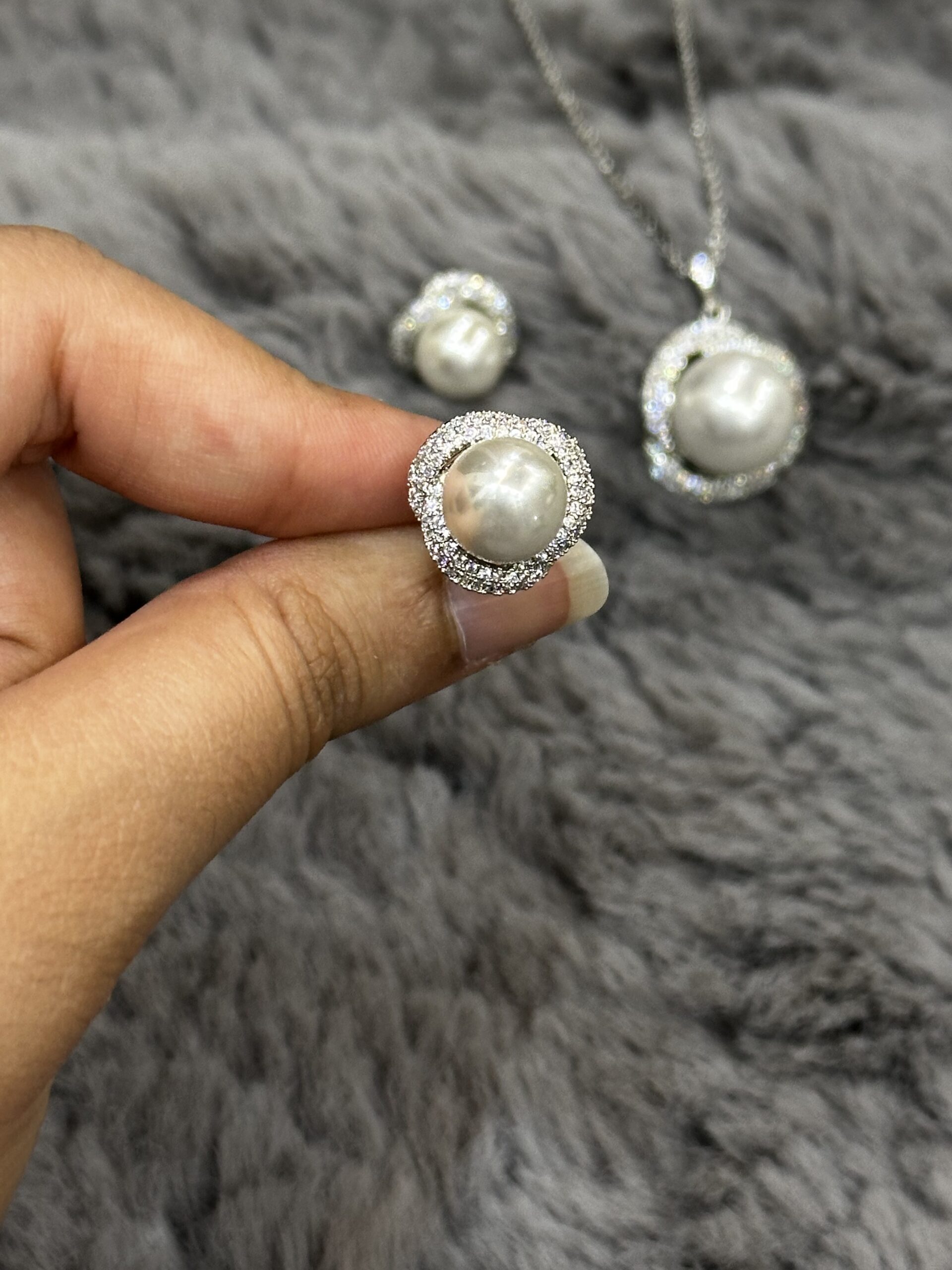 Pendant Set - Floral Pearl - Image 3