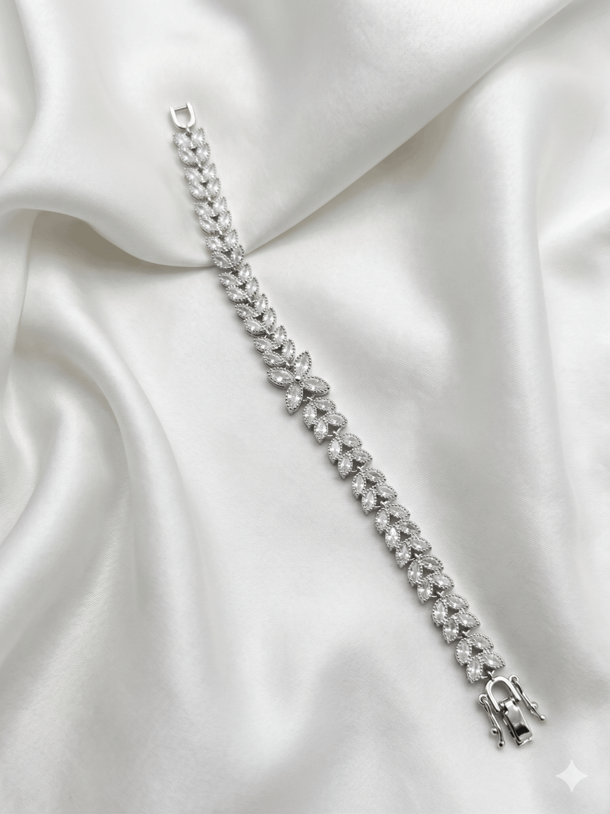 Bracelet - Silver Butterfly Crystal