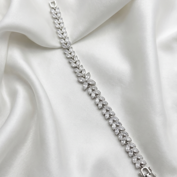 Bracelet - Silver Butterfly Crystal