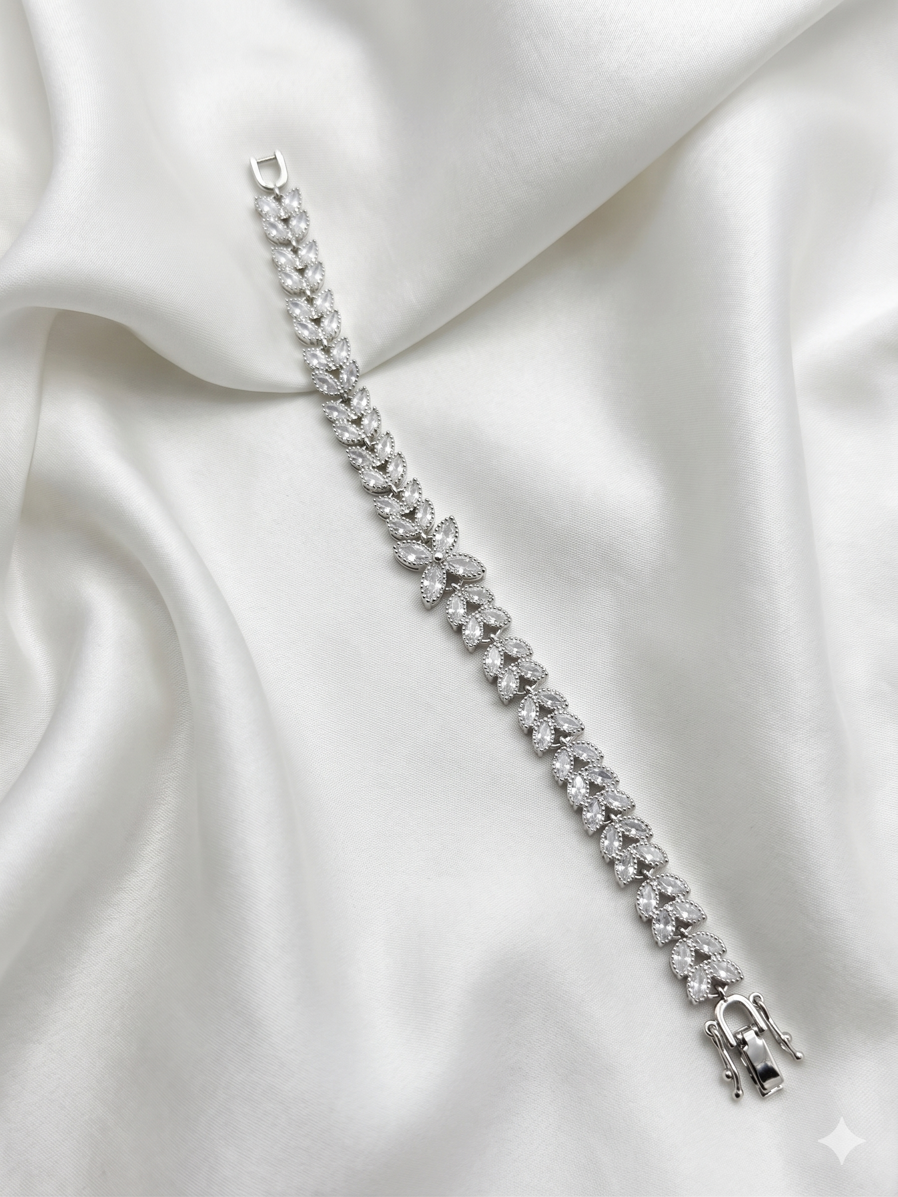 Bracelet - Silver Butterfly Crystal
